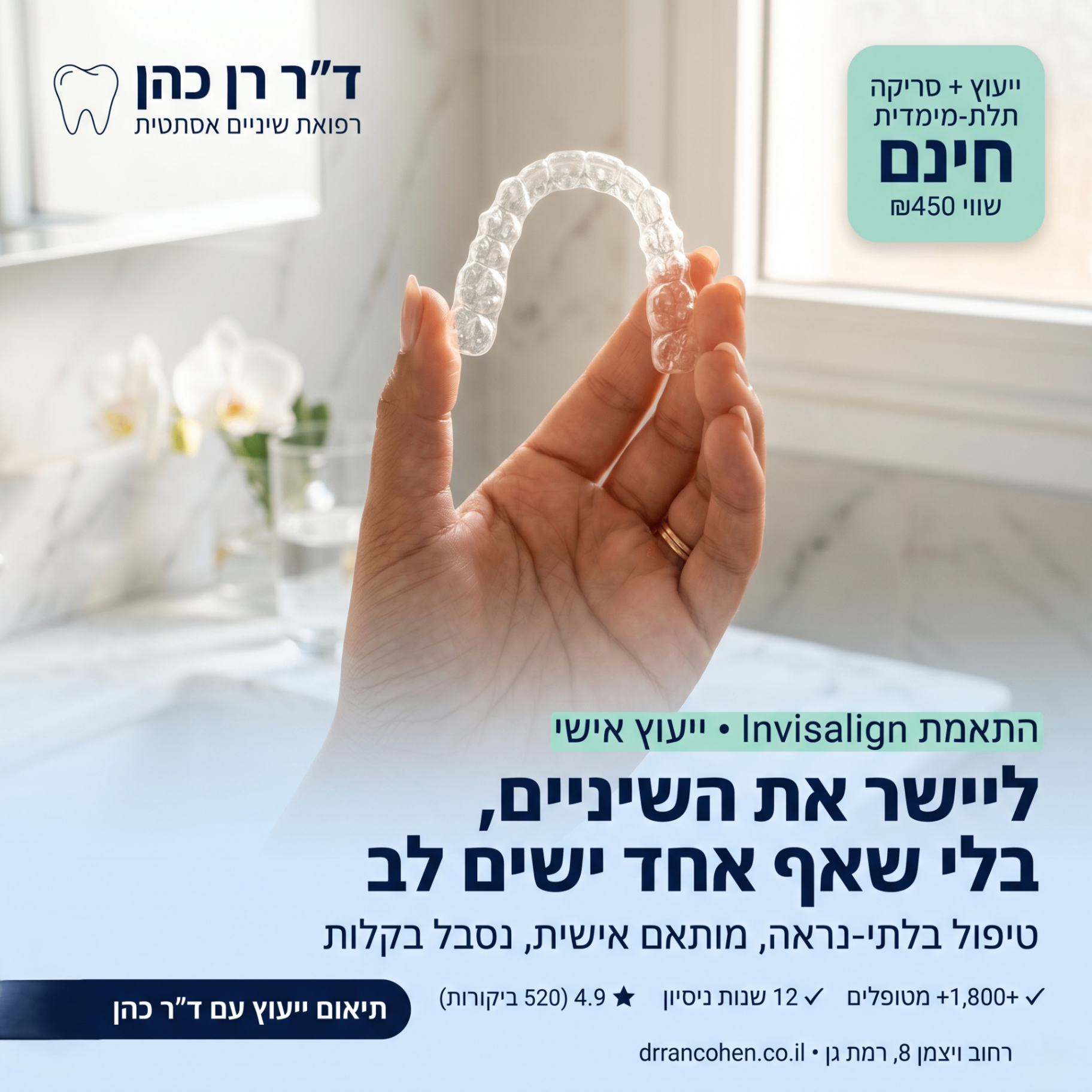 דוגמת מודעה שנוצרה ב-Grow AI